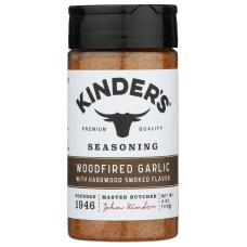 KINDERS: Woodfired Garlic Seasoning, 6 oz