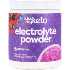 KISS MY KETO: Mixed Berry Electrolyte Powder, 12.7 oz