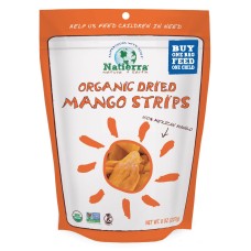 NATIERRA: Organic Dried Mango Strips, 8 oz