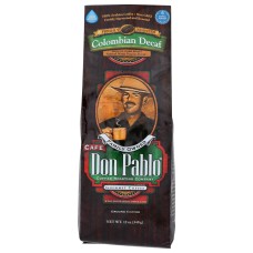 DON PABLO: Ground Colombian Swiss Water Decaf Coffee, 12 oz