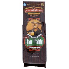 DON PABLO: Whole Bean Classic Italian Espresso Coffee, 12 oz