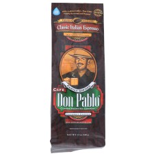 DON PABLO: Ground Classic Italian Espresso Coffee, 12 oz