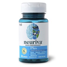 NEURIVA: Plus Brain Health Supplement With Coffee Cherry Extract & Phosphatidylserine, 30 cp