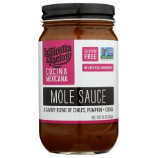 LA TORTILLA FACTORY: Sauce Mole, 16 oz