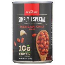 TEASDALE: Simply Especial Mexican Chili Beans, 15.5 oz