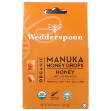 WEDDERSPOON: Manuka Honey Drops Org, 4 oz