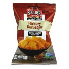BOULDER CANYON: Hickory Barbeque Kettle Cooked Potato Chips, 1.5 oz