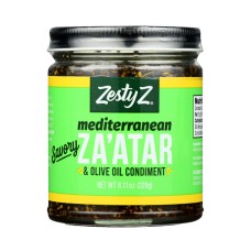 ZESTY Z: Mediterranean Za'atar Condiment & Spread, 8.11 oz