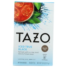 TAZO: Iced True Black 6 Teabags, 3.91 oz