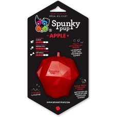 SPUNKY PUP: Treat Holding Apple Dog Toy, 1 ea