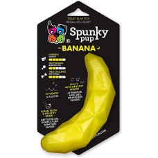 SPUNKY PUP: Treat Holding Banana Dog Toy, 1 ea