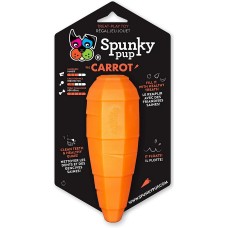 SPUNKY PUP: Treat Holding Carrot Dog Toy, 1 ea
