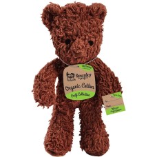 SPUNKY PUP: Organic Cotton Large Bear Dog Toy, 1 ea