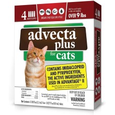 ADVECTA: Plus Flea Protection for Cats Over 9 Lbs, 4 do