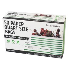 LUNCHSKINS: Paper Xl Sand Bag Stripe, 50 bx