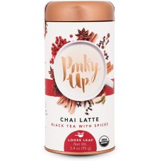 PINKY UP: Loose Leaf Chai Latte Black Tea With Spices, 3.4 oz