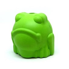 MUTTS KICK BUTT: Bull Frog Durable Rubber Chew Dog Toy & Treat Dispenser, 1 ea