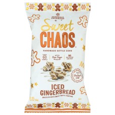 SWEET CHAOS: Iced Gingerbread Drizzled Popcorn, 5.5 oz