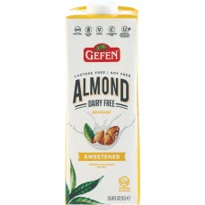 GEFEN: Sweetened Almond Milk, 33.8 fo