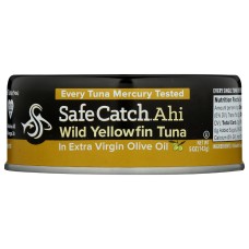 SAFECATCH: Wild Yellowfin Tuna in Extra Virgin Olive Oil, 5 oz