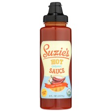 SUZIE'S: Organic Hot Sauce, 8 fo