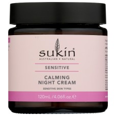SUKIN: Cream Night Senstv Calm, 4.06 fo