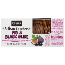 OLINAS BAKEHOUSE: Fig & Black Olive Artisan Crackers, 3.5 oz