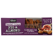 OLINAS BAKEHOUSE: Fig & Almond Seeded Crisps, 5.3 oz