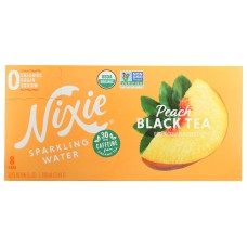 NIXIE: Water Sprk Peach Blk Tea, 96 fo