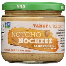 THE HAPPY VEGAN: Notcho Nocheez Almond Spread With Lemon Tangy Cheez Dip, 12 oz