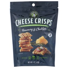 JOHN WM MACYS: Rosemary And Cheddar Cheese Crisps, 4 oz