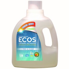 ECOS: Free & Clear Laundry Detergent, 128 oz