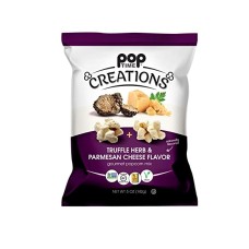 POPTIME CREATIONS: Truffle Herb & Parmesan Cheese Gourmet Popcorn Mix, 5 oz