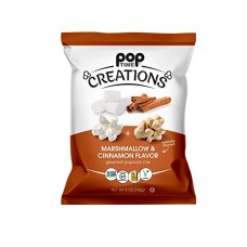 POPTIME CREATIONS: Marshmallow & Cinnamon Gourmet Popcorn Mix, 5 oz