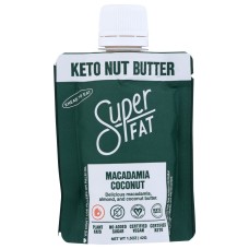 SUPERFAT: Macadamia Coconut Keto Nut Butter, 1.5 oz