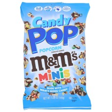 CANDY POP POPCORN: M&Ms Minis Candy Pop Popcorn, 5.25 oz
