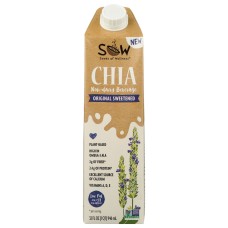 SOW: Chia Beverage Sweetened Original, 32 fo