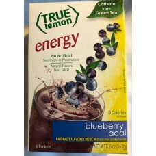 TRUE CITRUS: Energy Blueberry Acai Drink Mix, 0.57 oz