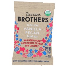 BEARDED BROTHERS: Lone Star Vanilla Pecan Bar, 1.52 oz