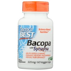 DOCTORS BEST: Bacopa 320Mg, 60 vc
