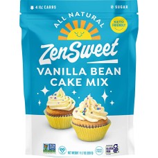 ZENSWEET: Vanilla Bean Cake Mix, 11.7 oz
