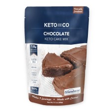 KETO & CO: Chocolate Keto Cake Mix, 9.1 oz