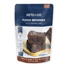 KETO & CO: Fudge Brownies Keto Baking Mix, 10.2 oz
