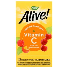 NATURES WAY: Alive Vitamin C, 120 vc