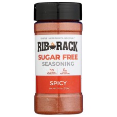 RIB RACK: Sugar Free Spicy Seasoning, 5.5 oz