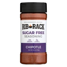 RIB RACK: Chipotle Sugar Free Seasoning, 5.5 oz