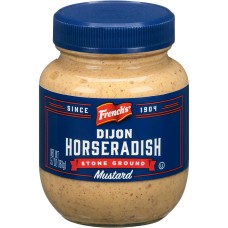 FRENCHS: Dijon Horseradish Stone Ground Mustard, 5.7 oz