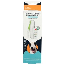 RADIUS: Organic Canine Dental Kit With Free Critter Case For Puppies, 1 ea