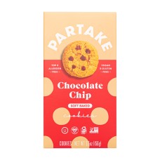 PARTAKE FOODS: Soft Baked Chocolate Chip Cookies, 5.5 oz