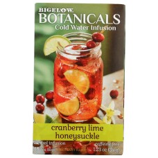BIGELOW: Cranberry Lime Honeysuckle 18 Teabags, 1.23 oz